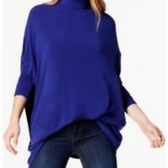 Free People Tops - FREE PEOPLE  TERRY OCEAN  TURTLENECK